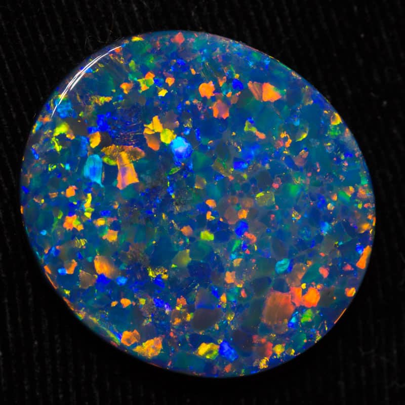 16.82 ct top gem large black opal 24x22x4.5mm