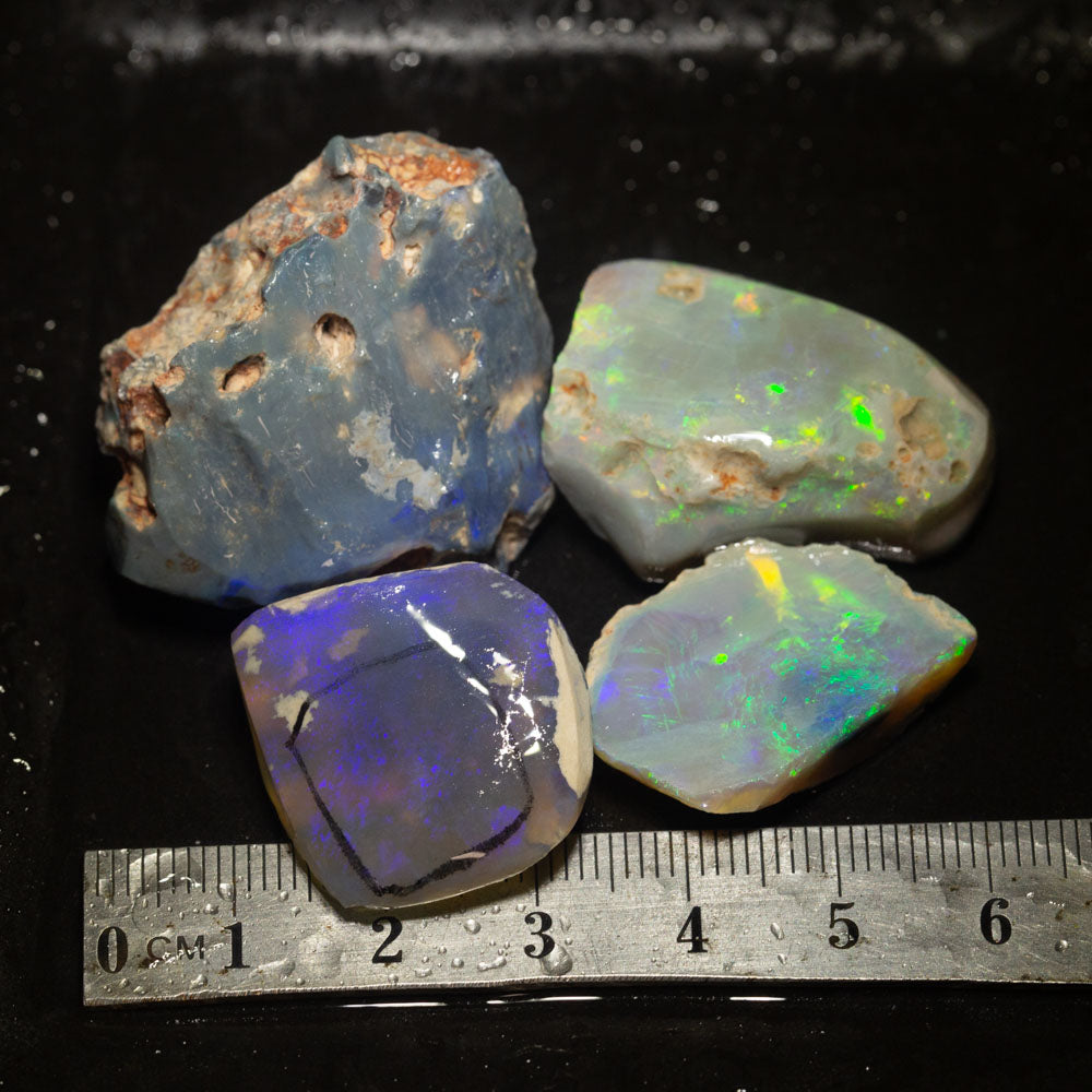 161 ct rough opal parcel 4pc