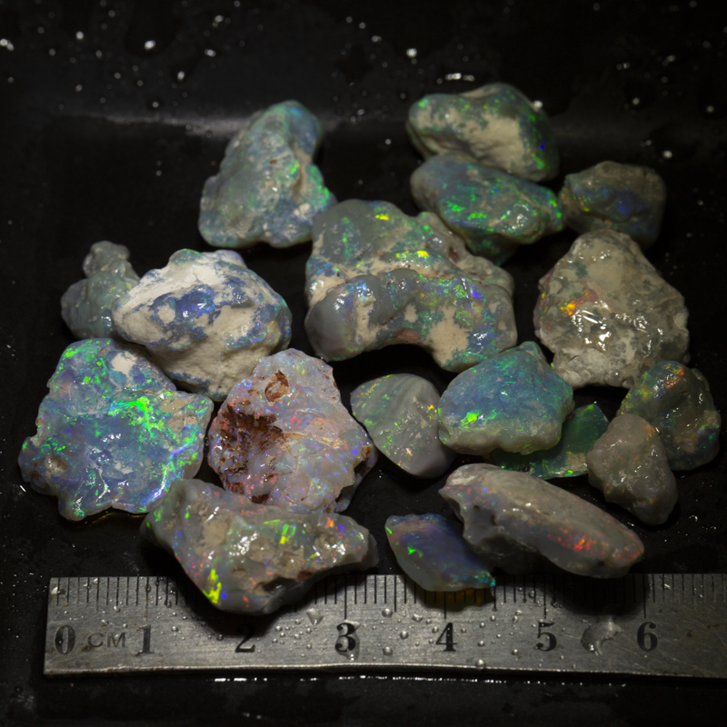 163 ct rough opal parcel 18pc