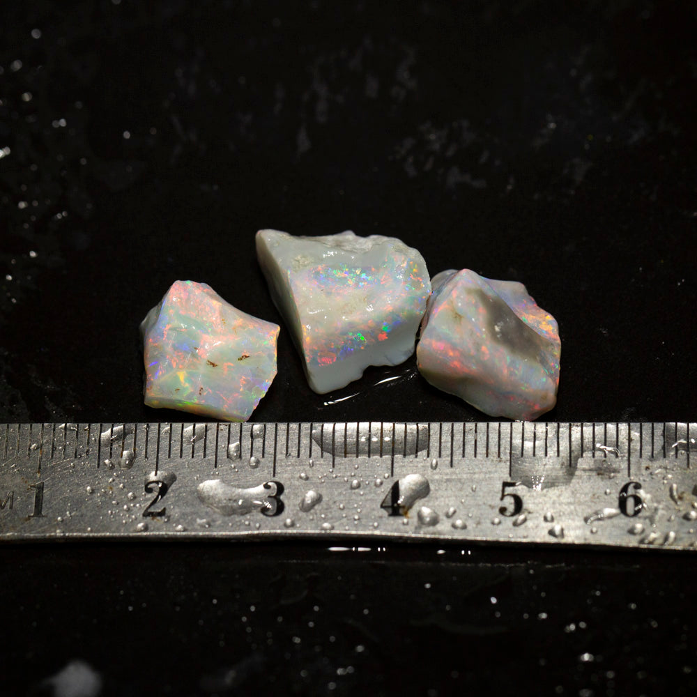 17 ct rough opal parcel 3pc