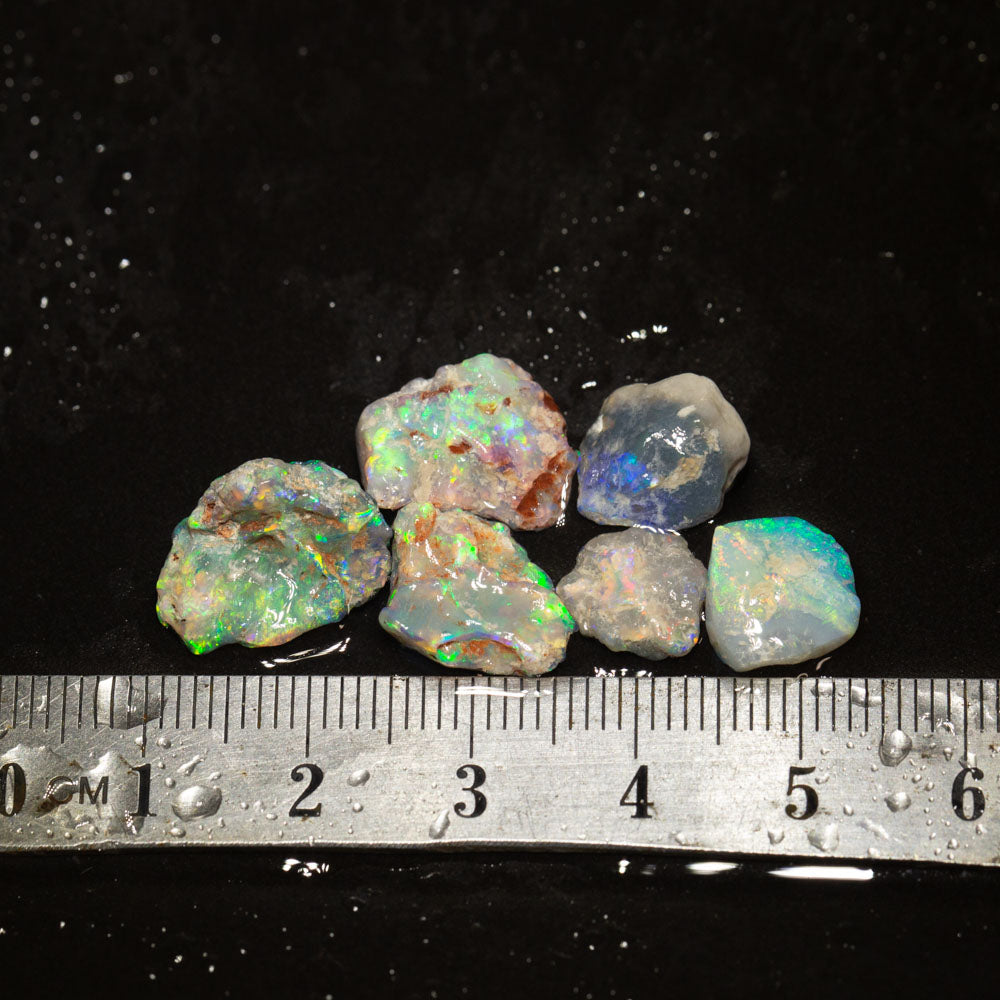 17 ct rough opal parcel 6pc