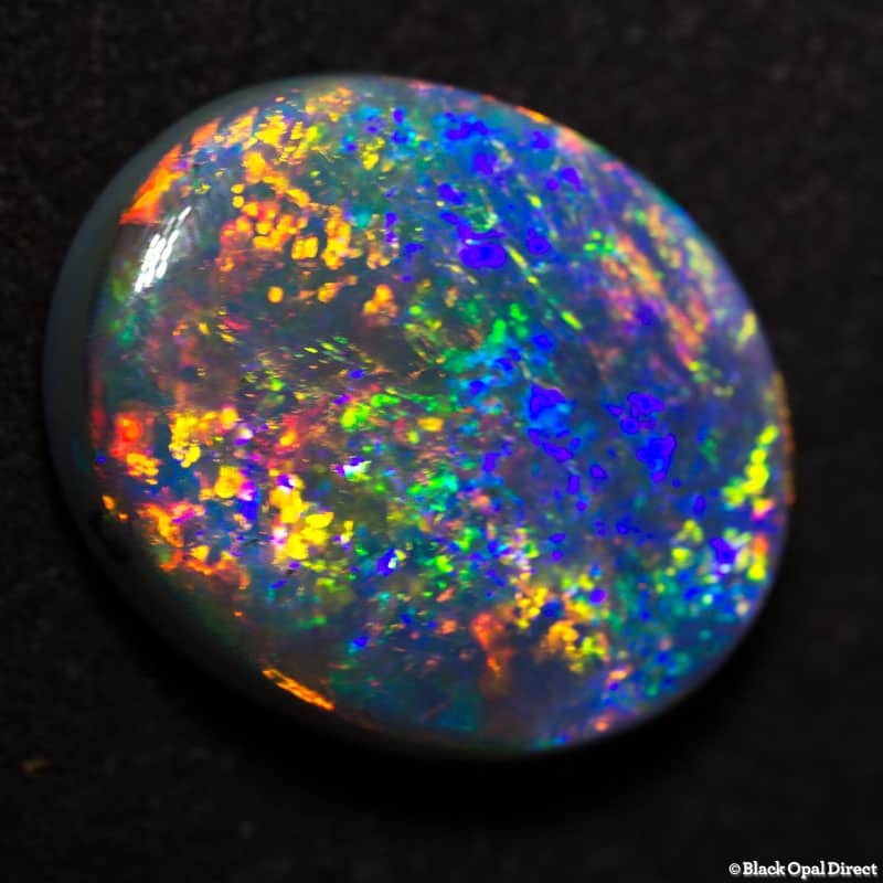 18.41 ct gem black opal large 22x18x7mm