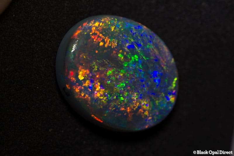 18.41 ct gem black opal large 22x18x7mm