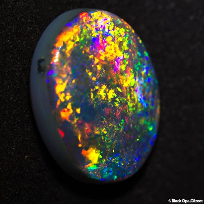 18.41 ct gem black opal large 22x18x7mm