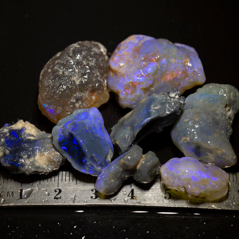 182 ct rough opal parcel 8pc