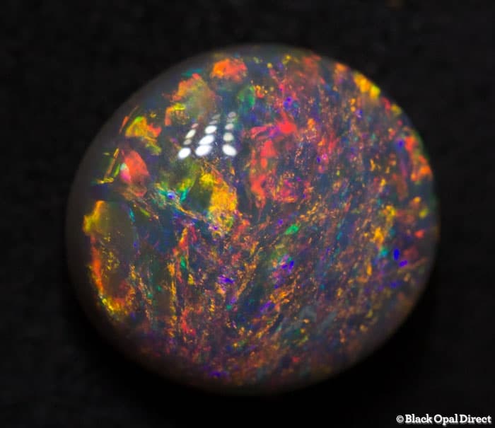 1.82 black opal 8.5x8x5mm