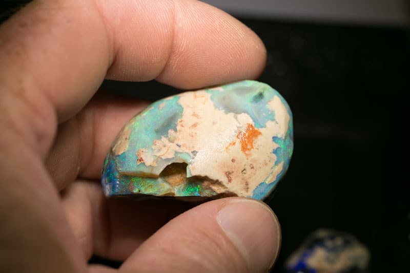 183 ct rough opal parcel 6pc intermediate cutter