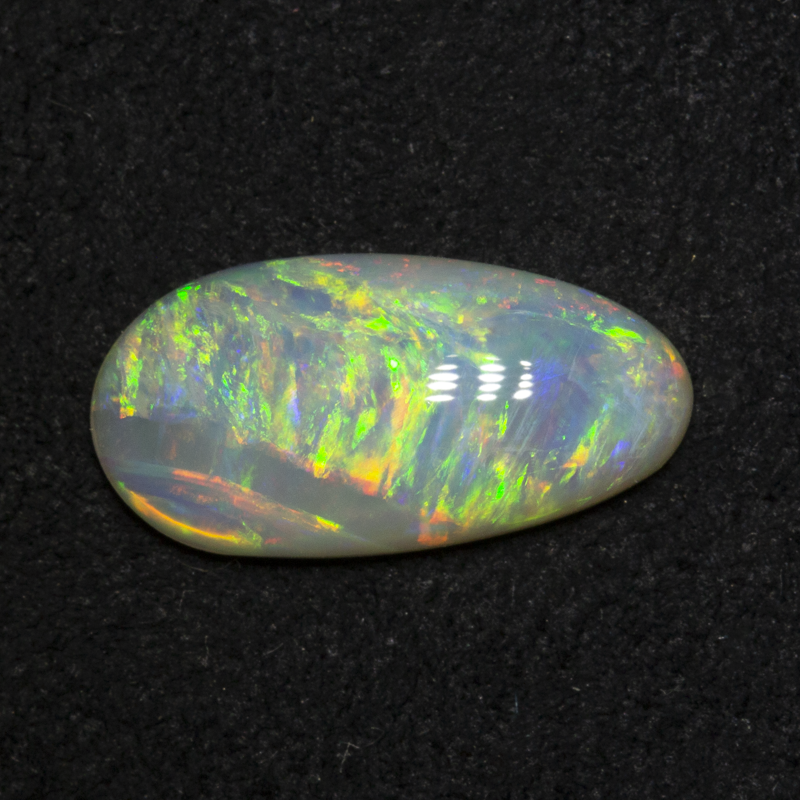 2.00 ct white opal 13.7x6.9x3.3mm