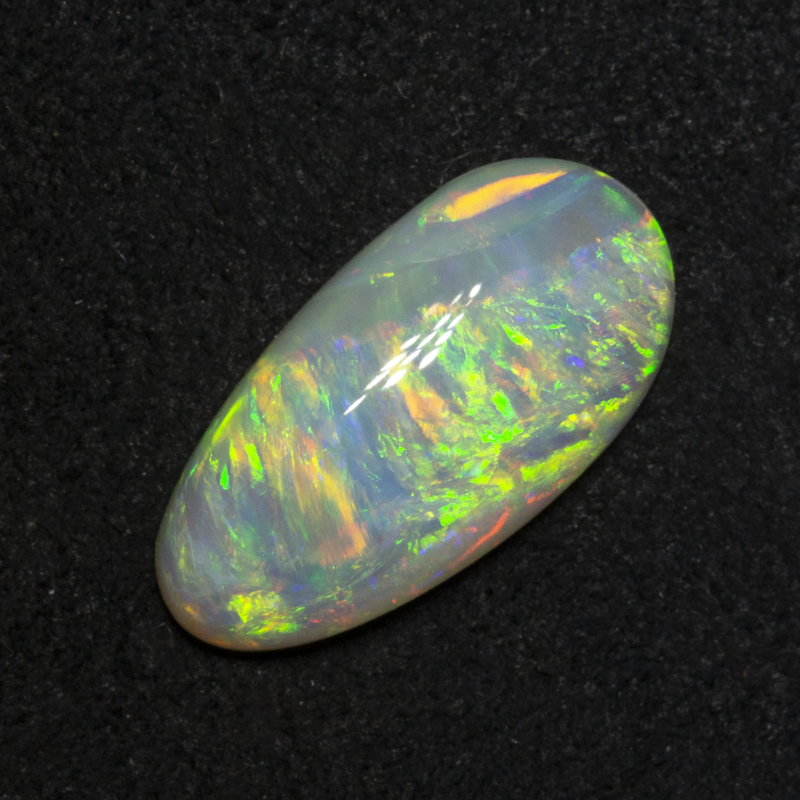 2.00 ct white opal 13.7x6.9x3.3mm