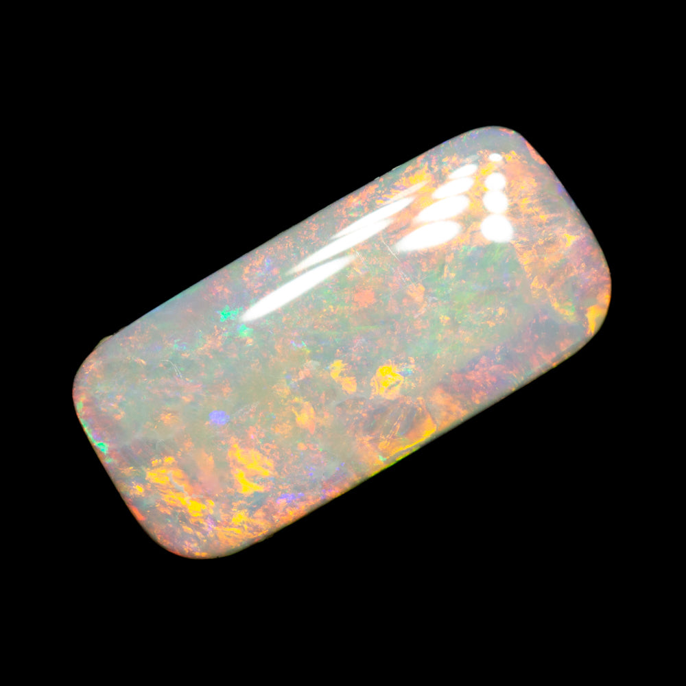 2.01 ct white opal 14.5x6.9x2.4mm