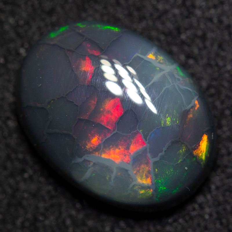 2.02 ct black opal treasure box
