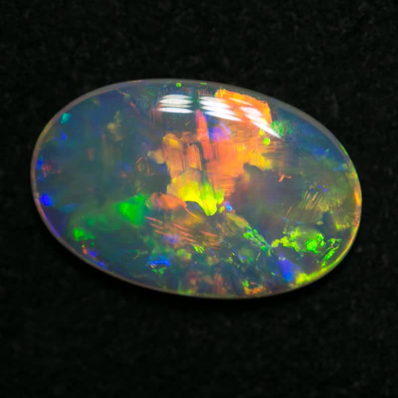2.02 ct gem double sided crystal opal 13.5x9x3mm