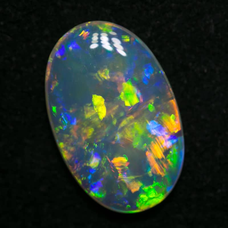 2.02 ct gem double sided crystal opal 13.5x9x3mm
