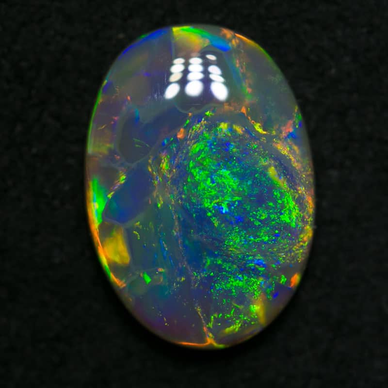2.07 ct dark opal 15x8x3mm