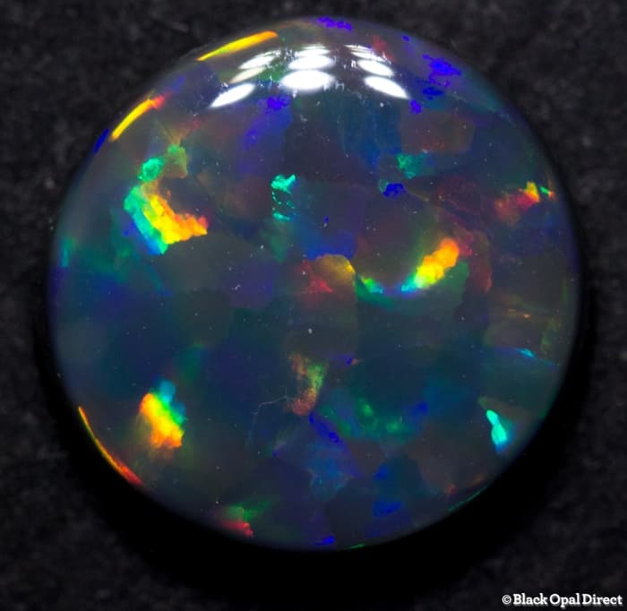 2.08 ct harlequin black opal