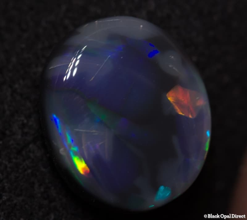 2.08 ct black opal 10x8.5x4mm