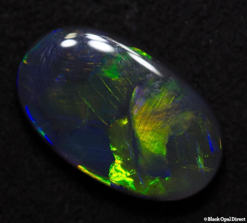 2.10 ct black opal 12.5x8.5x3mm