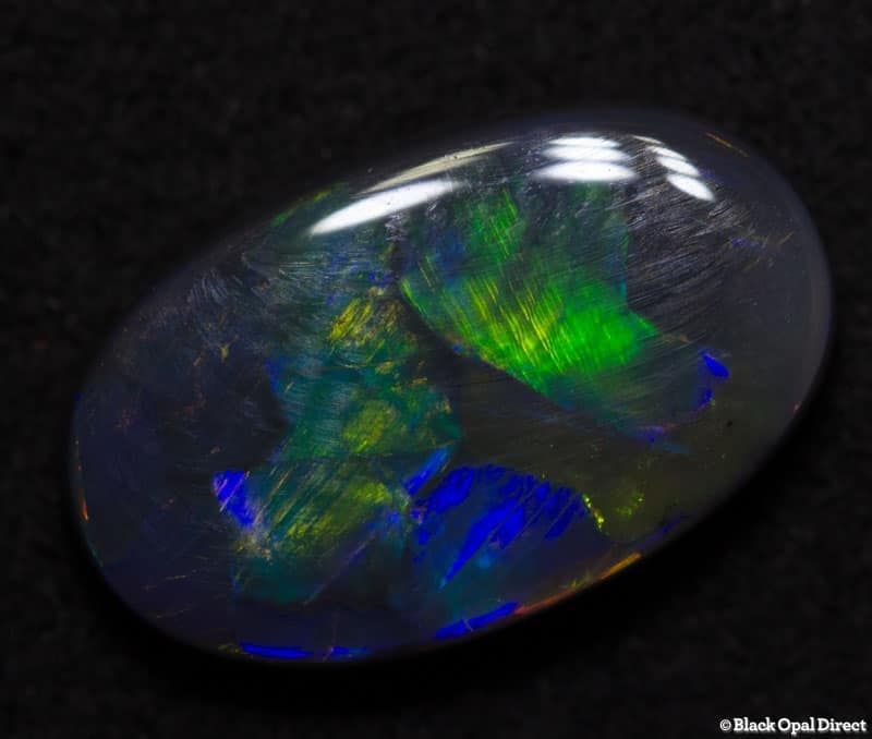 2.10 ct black opal 12.5x8.5x3mm