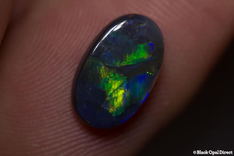 2.10 ct black opal 12.5x8.5x3mm