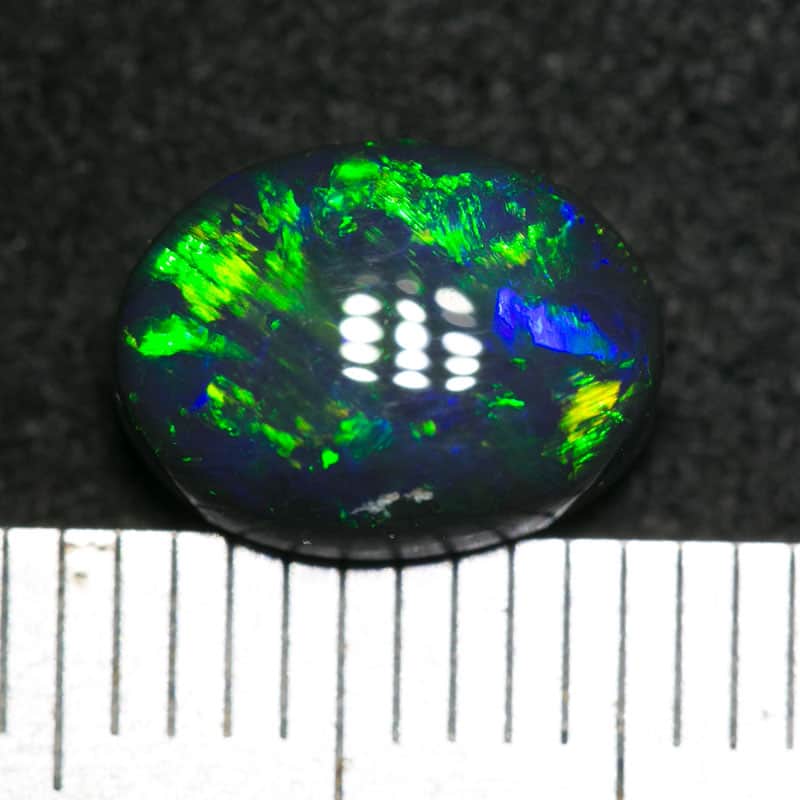 2.11 ct black opal 9.5x7x4.5mm