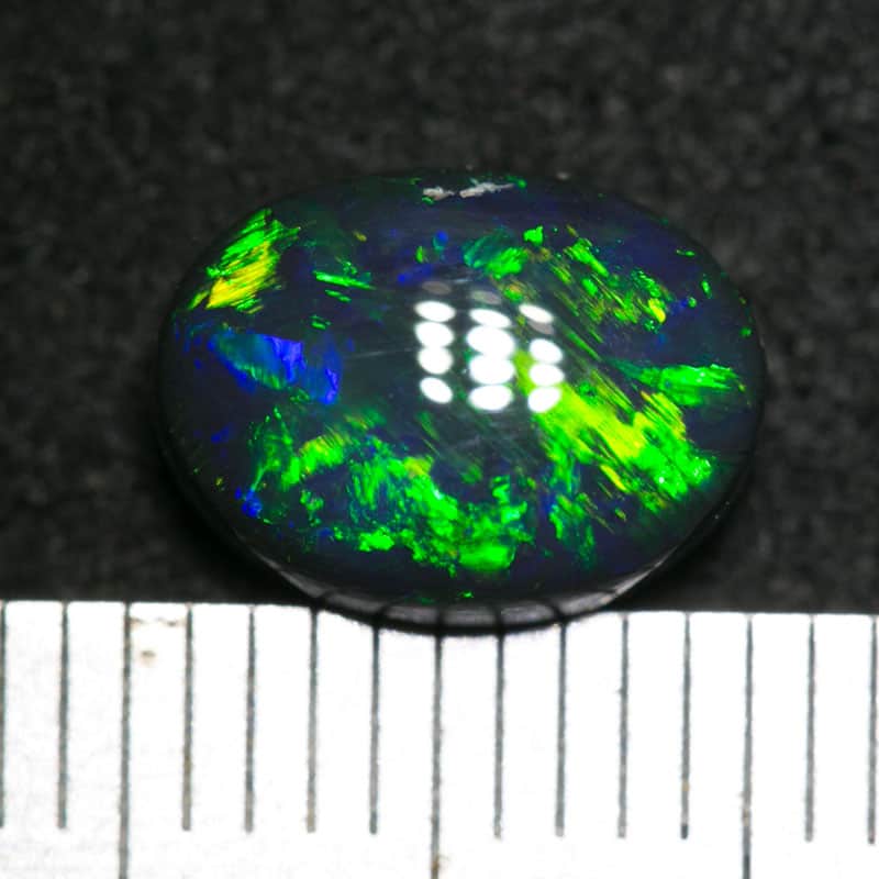 2.11 ct black opal 9.5x7x4.5mm