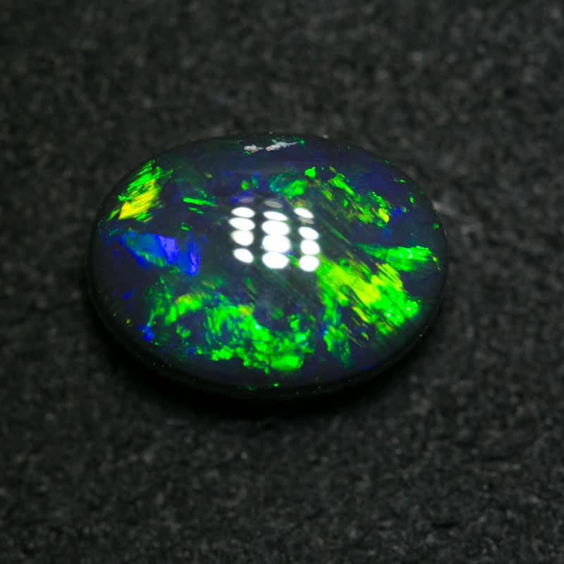 2.11 ct black opal 9.5x7x4.5mm