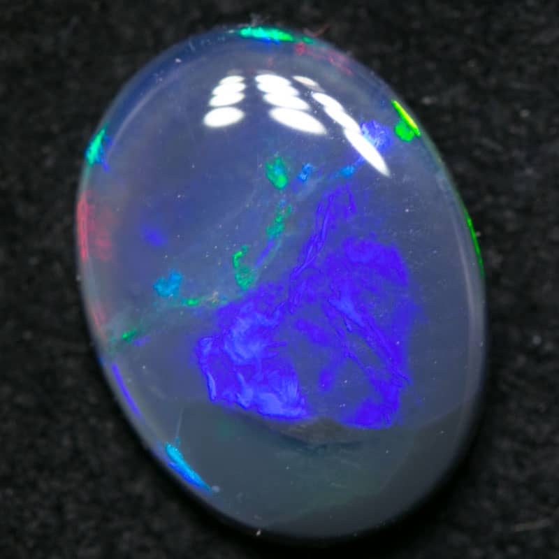 2.13 ct black opal 11x8.5x3mm