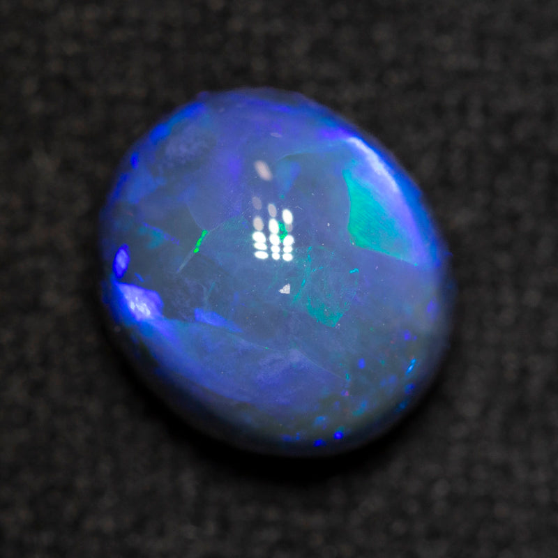 2.14 ct black opal 8.6x7.4x5.7mm