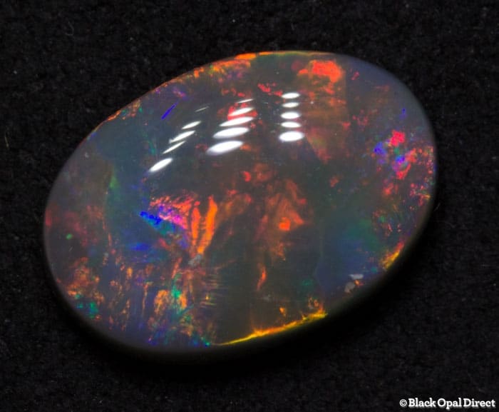 2.15 ct dark opal 11x7.7x3.5mm