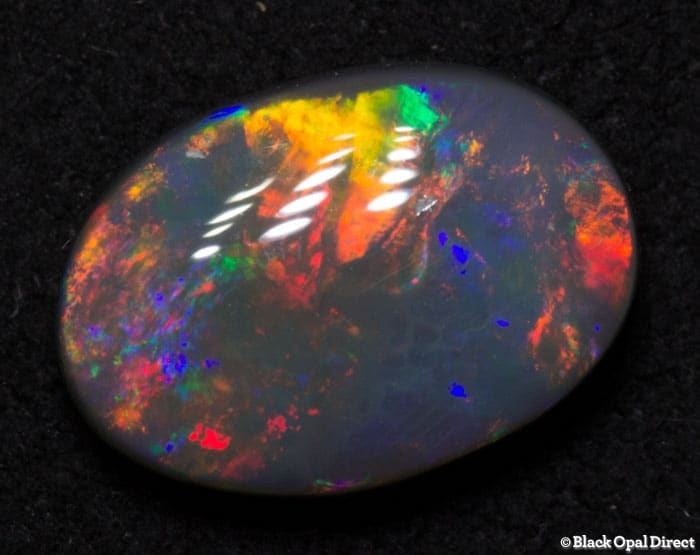 2.15 ct dark opal 11x7.7x3.5mm