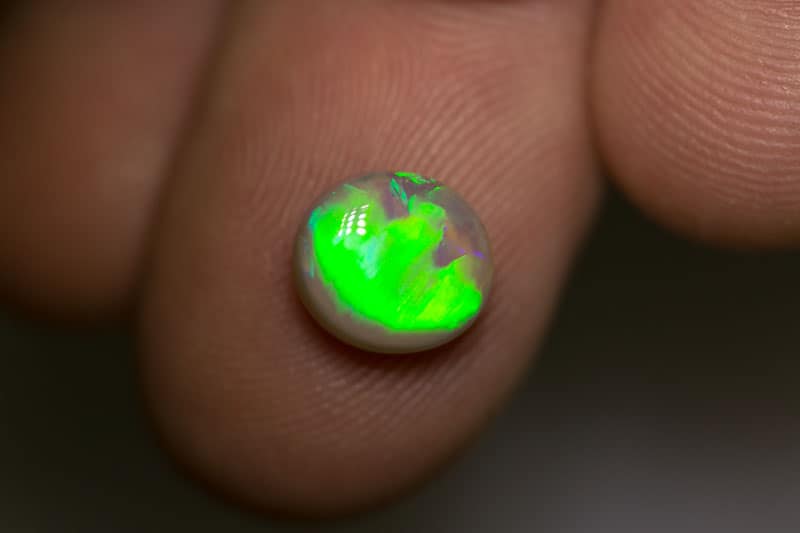 2.16 ct dark opal 9x8x5mm