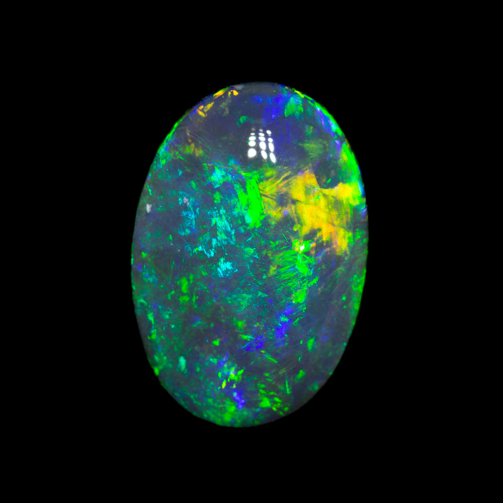 2.19 ct black opal 12.2x8.3x3.6mm