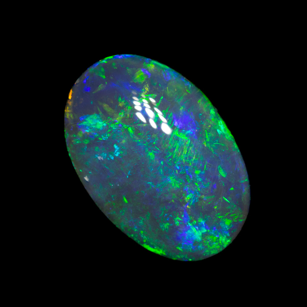 2.19 ct black opal 12.2x8.3x3.6mm