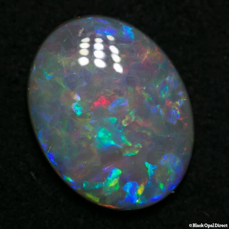 2.19 ct dark opal 12x9x2mm