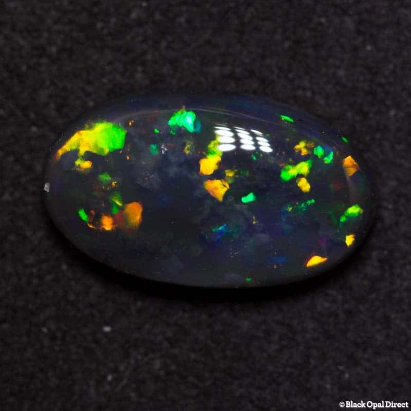2.20 ct black opal 12x7x3mm