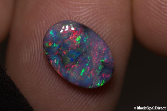 2.20 ct black opal 12x8.5x3mm