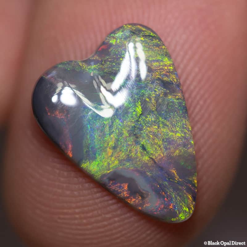 2.20 ct heart shaped opal 16x12x2mm