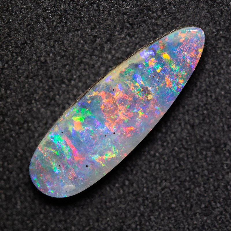 2.24 ct boulder opal 16.2x5.3x2.9mm
