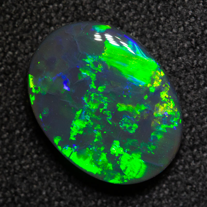 2.24 ct black opal 11.4x8.6x3.7mm