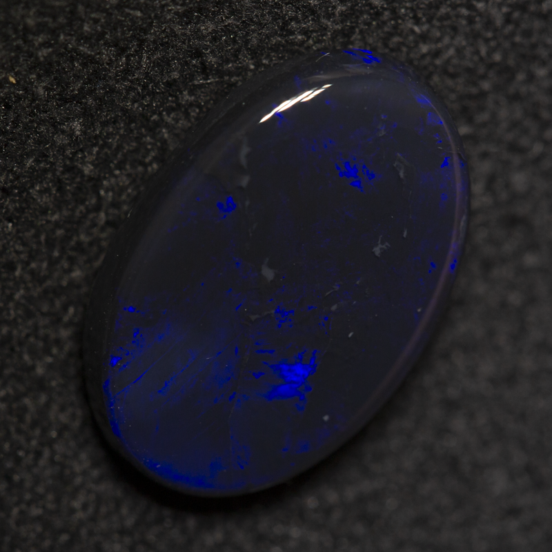 2.24 ct black opal 12.4x8.3x3.1mm