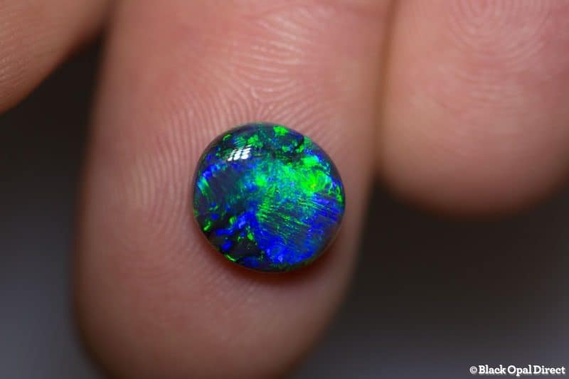 2.24 ct black opal 10x9.5x3.5mm