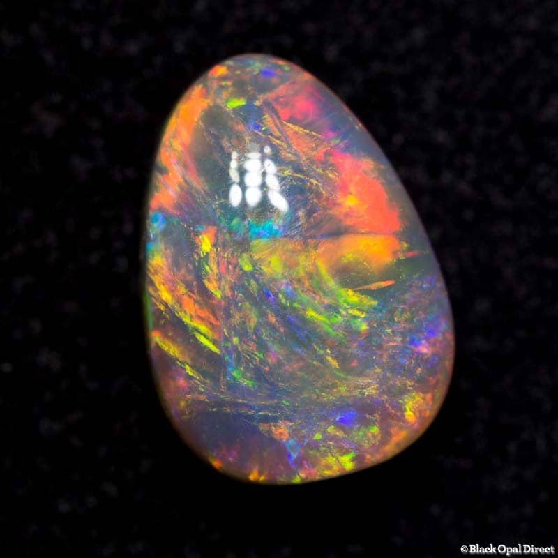 2.24 ct drop shaped gem crystal opal 10x7x4.5mm
