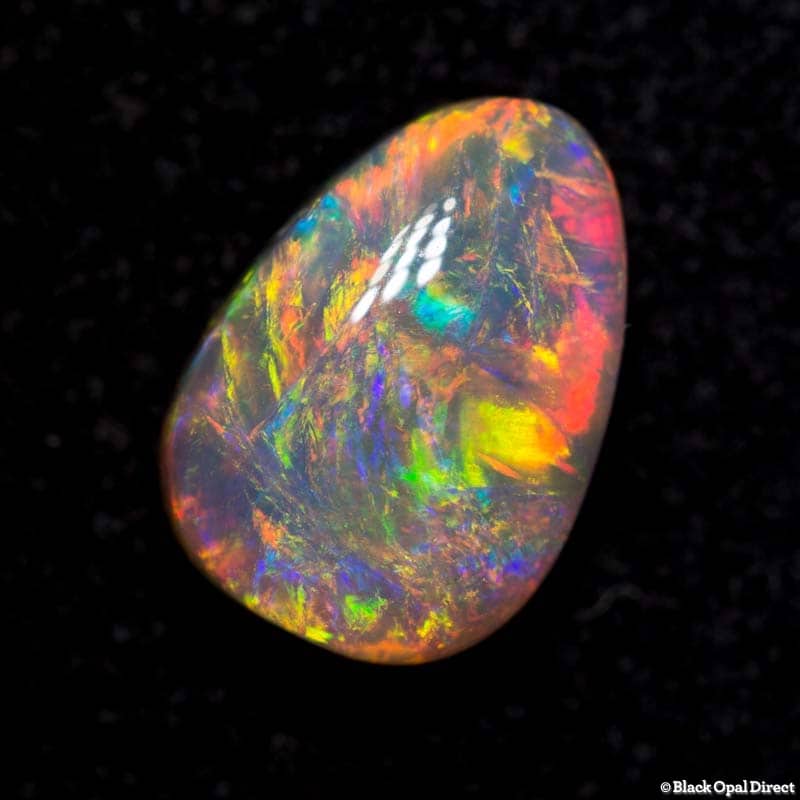 2.24ct drop shaped crystal opal1