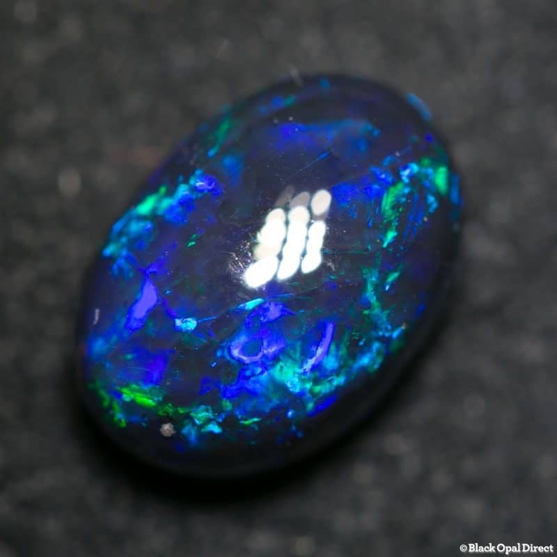2.26 ct black opal 10x7x5mm