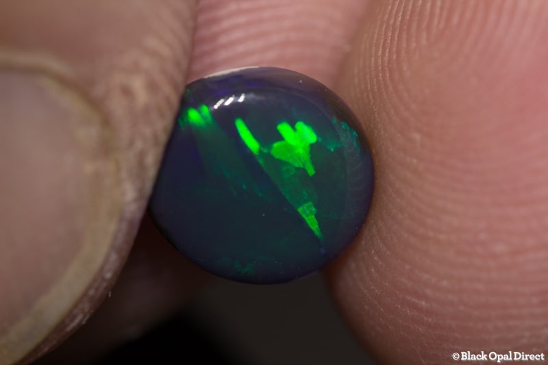 2.27 ct black opal 10x9x4.5mm
