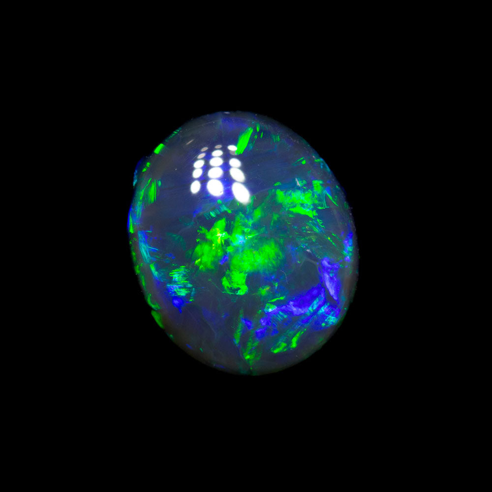 2.28 ct gem black opal 9.4x8x4.8mm