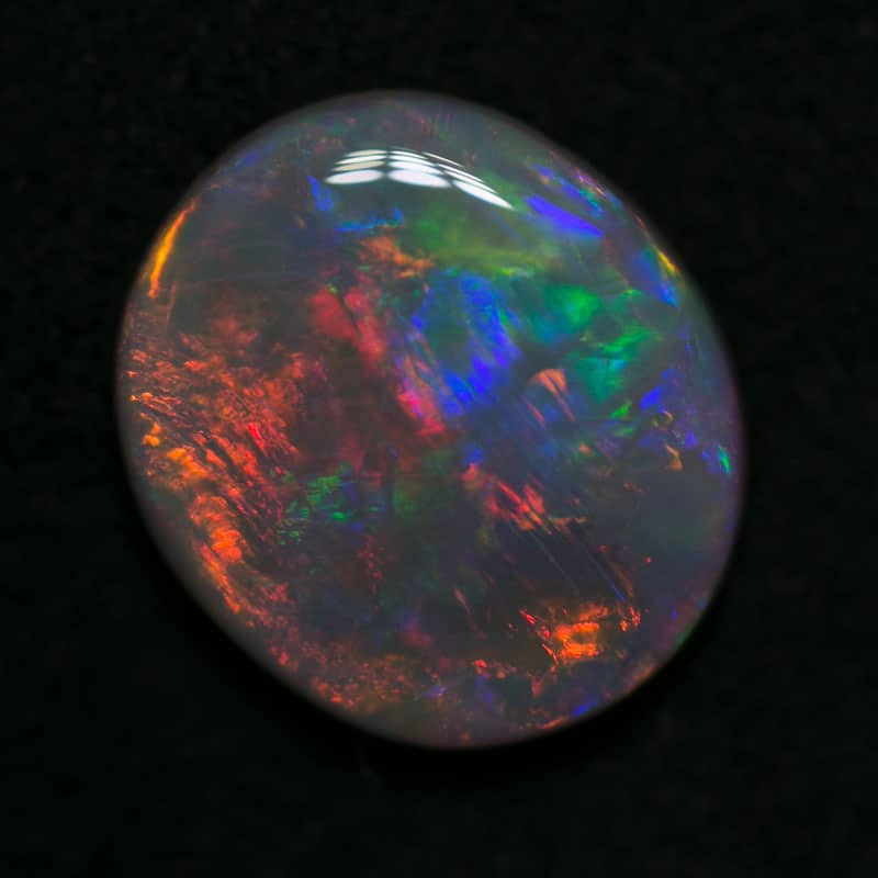 2.28 ct dark opal 11x10x3mm