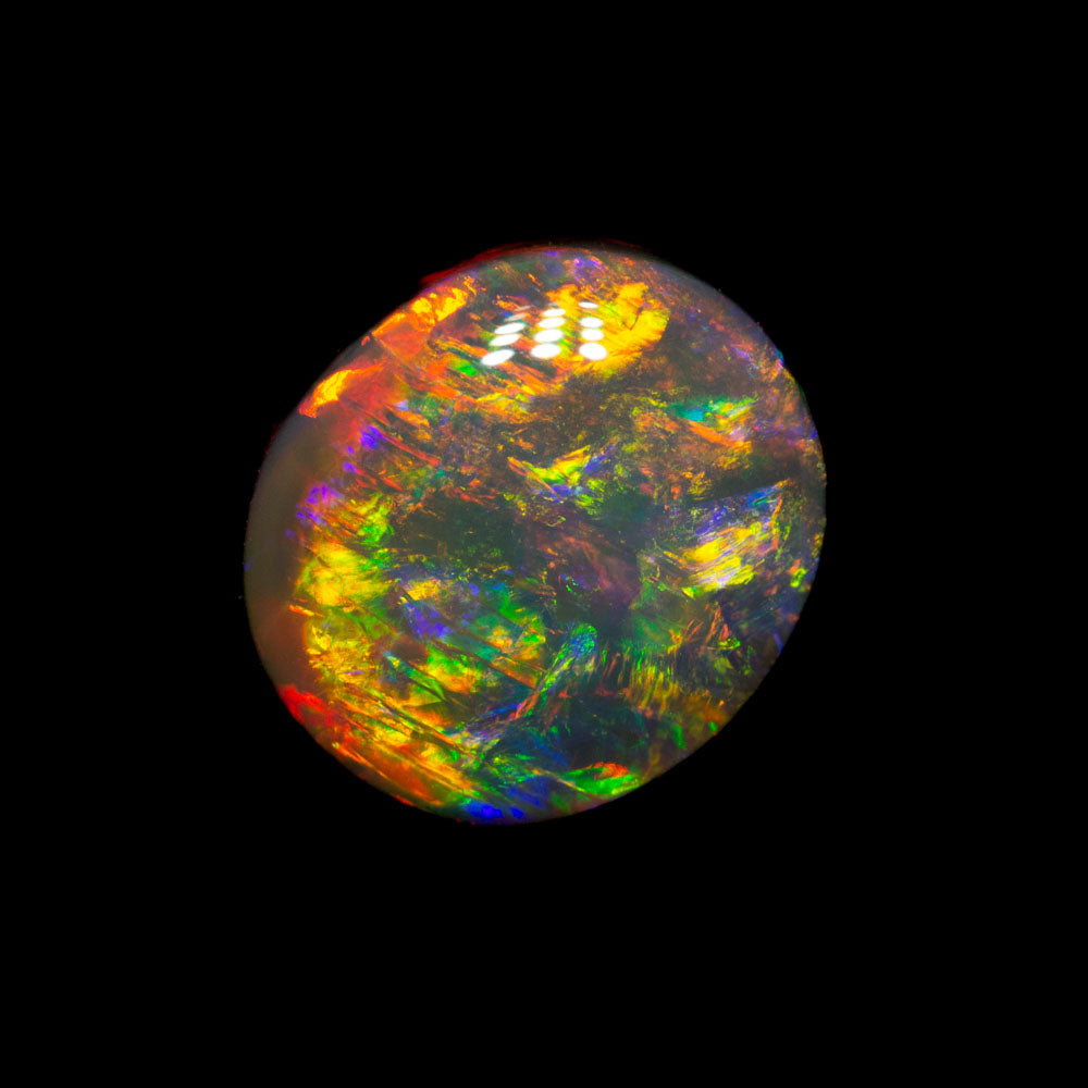 2.32 ct black opal 9.6x8.5x4.2mm