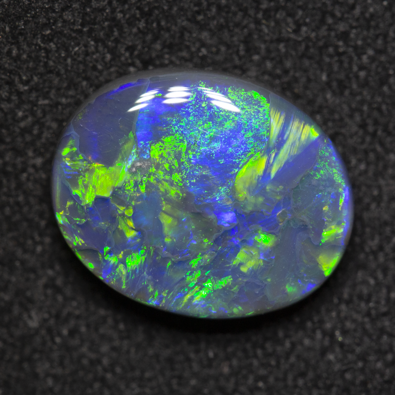 2.32 ct black opal 11x8.5x3.5mm