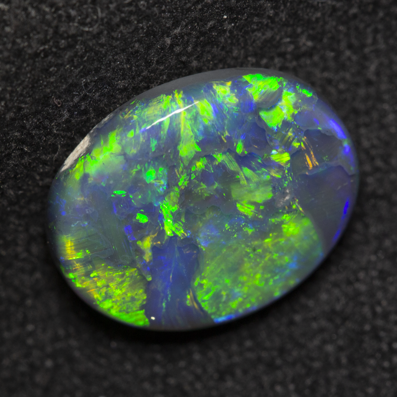 2.32 ct black opal 11x8.5x3.5mm